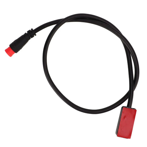 Hydraulic Brake Sensor Replacement Kit With Sealed Joint For Disc, V, And Roller Brakes, No Brainer Install, Lightweight Cable, Electric Brake Sensor That Cuts Power While Braking, Includes Male Connector, black cable