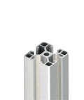 Sturdy 4040 T-Slot Anodized Aluminum Extrusion Profile Rail for 3D Printer CNC build, 40mm x 40mm size with hexagonal shape.