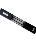 Solid Built 160 Mm Precision Spirit Level With Dead On Accurate 0.3 Mm Calibration and ground steel base, flat vial view.