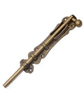 Rugged Solid Brass Slide Bolt Gate Latch With Bulletproof Flip Mechanism For Knockout Garden Door Security Pro Grade Exterior hardware