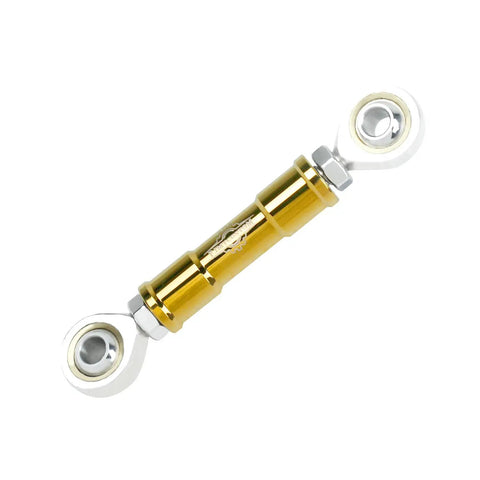 Gold Mid Control Shift Linkage Rod For Harley Davidson Dyna And Softail Models 2006 Through 2026 Ride Ready Easy Install Built To Last FXLRST Street Bob Fat Bob Low Rider S Softail Standard gold mid-control linkage rod with rod ends
