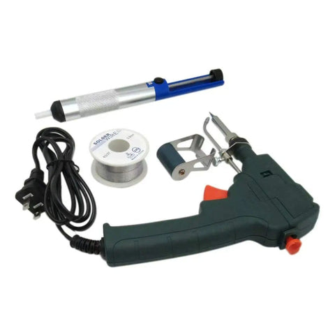 Automatic Soldering Gun Kit For Home DIY And Electronic Repair Handy Handheld Solder Iron Tool With Desoldering Pump Welding Set