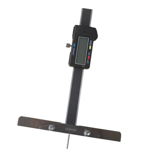 Stainless Steel Depth Gauge Caliper With Detachable Wide Jaw Bridge 0 To 6 Inch Range 150 mm One Thousandth Inch Precision