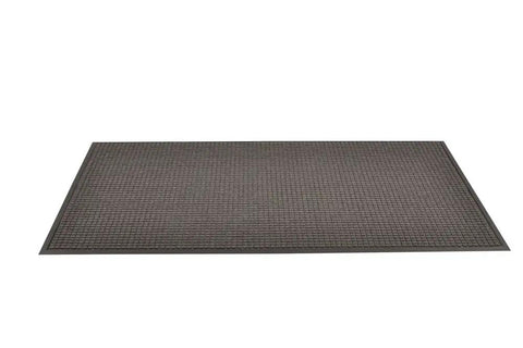 Guzzler Commercial Grade Entrance Mat 3 Ft By 5 Ft High Traffic Dirt And Moisture Control Rubber Backed Indoor Outdoor Door Mat In Charcoal Heavy Duty Scraper That Traps Mud And Water To Cut Tracking