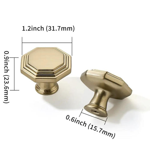 Pack Of 10 Champagne Bronze Cabinet Knobs One And A Quarter Inch Diameter Beefy Heavy Duty Solid Hardware For Cupboards Drawers And Dressers