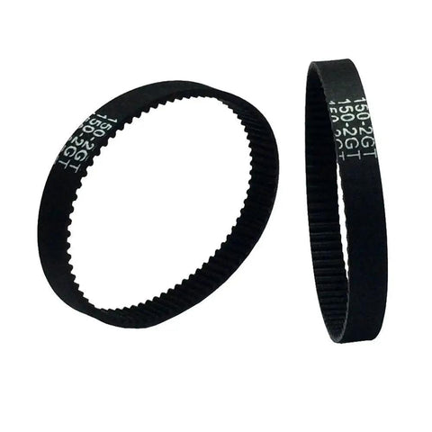 GT2 Timing Belt Pack Of 10, 150mm Length, 75 Teeth, 2mm Pitch, 6mm Width, Endless Closed-Loop 2GT Synchronous Belts displayed