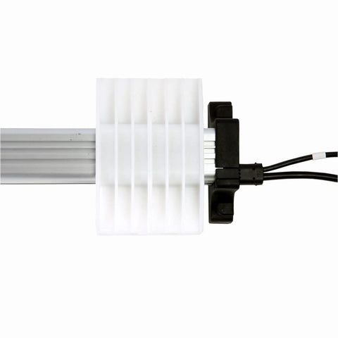 Heavy Hitter Linear Actuator For Power Recliner Lift Chair Motor Replacement with white casing and connector wires.