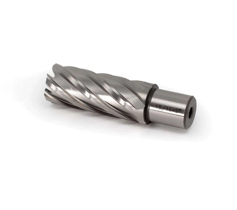 Annular cutter 15/16x2 with 3/4 in Weldon shank for magnetic drill press