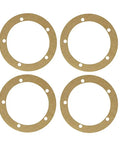 Direct Fit Replacement Tiller Tine Hub Shaft Gaskets Four Pack Easy Install For Troy Bilt Cultivators, four brown rubber gaskets