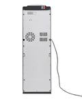 Back view of the Top Loading Water Cooler Dispenser With Hot And Cold Water showing rear panels and power cord