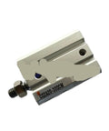 Double Acting Pneumatic Compact Actuator With Rubber Bumper Single Rod End Male Thread Aluminum Body CQ2A20 20DCM side view