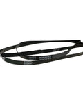 Industrial Conveyor Synchronous Rubber Drive Belt 3mm Wide Circular Closed Timing Belt For Heavy Duty Automation And Conveyor Systems 1 Piece B163 228 B205 Ready To Install, black loop