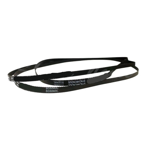 Industrial Conveyor Synchronous Rubber Drive Belt 3mm Wide Circular Closed Timing Belt For Heavy Duty Automation And Conveyor Systems 1 Piece B163 228 B205 Ready To Install, black loop