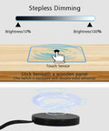 Diagram showing Hidden 12V Dimmer Switch With Touch Sensor Through Wood Panel for stepless dimming with touch interface.