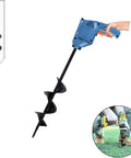 Rapid Planting Auger Drill Bit For Gardens Two By Eight Point Seven Inch Size with hex drive in use for digging holes