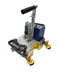 Heavy Duty Portable Automatic Magnetic Welding Trolley Fillet Machine For Steel Structure Angle Jobs 22W close-up view of control panel and wheels