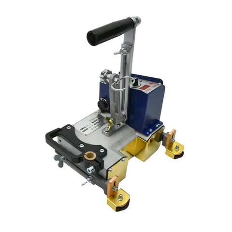 Heavy Duty Portable Automatic Magnetic Welding Trolley Fillet Machine For Steel Structure Angle Jobs 22W close-up view of control panel and wheels