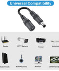 Heavy Duty Dc 5 5 X 2 1 Mm Power Extension Cord 22Awg Plug And Play Cable for universal tech connectivity