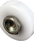 Top Shelf Bathroom Hardware Straight Up Replacement For Sliding Shower Doors Smooth Glide Action nylon roller with hex hub mount