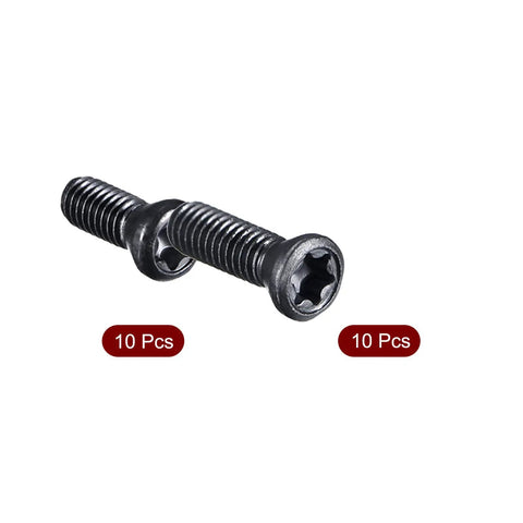 Built Tough No Fuss M3.5 Torx Screws Set features two black countersunk machine bolts, sized for quick mechanical fixes.