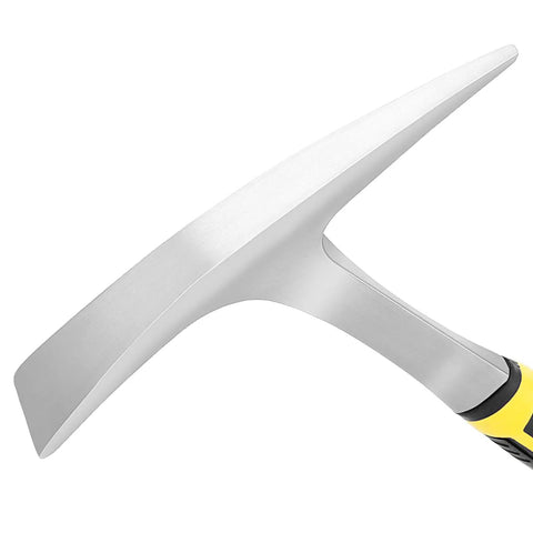 Close-up of 2 Pack 30oz Dual Head Weeding Mattock Hoe with pointed tip and flat head for digging mining rock breaking soil leveling carpenters