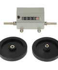 Zopsc 1pc Rolling Wheel 5 Digit Length Counter with black measuring wheels and clear display for accurate length measurement.
