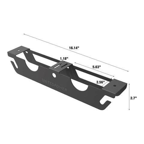 4 Bay Angle Grinder Holder Rack With Cord Hanger Wall Mount For Grinders And Polishers Space Saving Garage Shop Gear Organizer