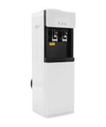 5 Gallon Top Load Water Cooler Dispenser With Hot And Cold Water For Home Or Office Freestanding Unit Child Safety Lock White Finish