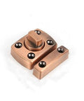 Universal Zinc Alloy Door Latch For Sliding Gates And Heavy Duty Entry Locks Rock Solid Knockout Security Bolt mounted on a surface.