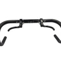 Ergonomic Aluminum Alloy Brake Lever Set For Road Bikes, 22.2mm And 23.8mm Clamp Sizes, Top Mount Design in black on handlebars