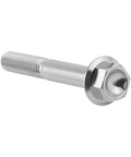 Beefy Titanium Flange Hex Bolt M10x80mm 1.25 Pitch Grade 5 Ti Alloy 6AL-4V TC4 Anti Corrosion High Strength Fastener