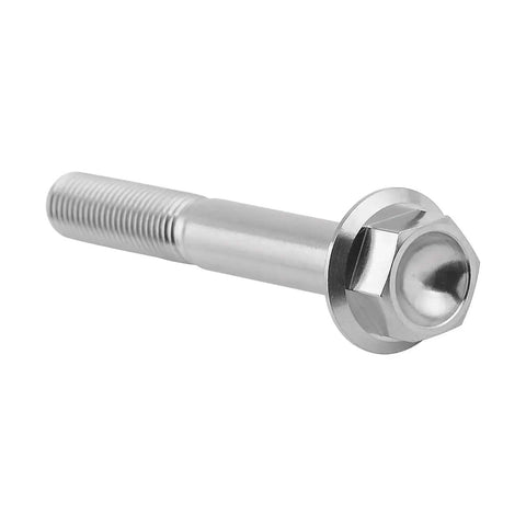 Beefy Titanium Flange Hex Bolt M10x80mm 1.25 Pitch Grade 5 Ti Alloy 6AL-4V TC4 Anti Corrosion High Strength Fastener