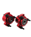 Front Wheel Hub Set Two Pack With Five Eighths Inch Bearing And One Quarter Inch Bolts For Race Go Kart Drift Trike Easy Install Beefy Heavy Duty Steel Front Hub Assembly For Quick Wheel Swap