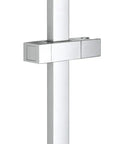 Euphoria Cube Plus 24 Inch Shower Bar in Starlight Chrome with Adjustable Hand Shower Angle and Height, Full Metal Slim Rectangular Design