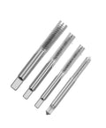 Heavy Duty Manual Tap And Die Set With T Handle Wrench For Creating Standard Threads, Alloy Steel Construction Offers Nonslip Grip And Durability For Tough Jobs, four taps