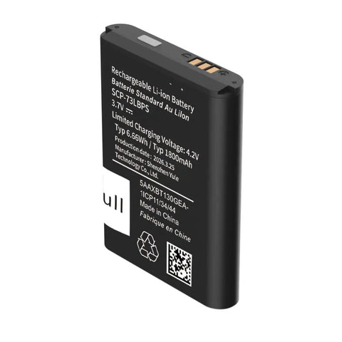 Premium Replacement Battery For Kyocera DuraXv Extreme E4810 Verizon Flip Phone 1800mah Scp73Lbps back view with specifications