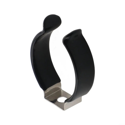 Tool Organization Made Easy With Spring Clips And Narrow Base For Stable Slip Free Storage; black rubber grip