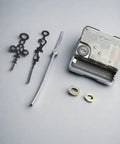 Pro Quartz Clock Movement Kit For DIY Repair With Red Hands Easy Install Wall Clock Mechanism Powered By One Point Five Volt AA Battery