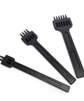 Three-piece 5mm Claw Tooth Leather Stitching Chisels Set with Round Hole Punching Tool for DIY Leather Craft, high carbon steel