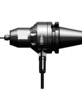 Screaming Fast Brushless Spindle With Precision Bearings For No Nonsense Machine Setup Standard BT40 Taper Tool Holder power head side view.