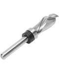 Premium Compression Flush Trim Router Bit With Top Bearing For Precision CNC Woodworking, 14 Inch Shank And 12 Inch Cutting Diameter.