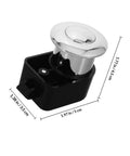 Push Button Latch Cabinet Lock for RV, Drawer, and Cabinet, Zinc Alloy Construction With Next Level Cylinder Tech, Easy Install