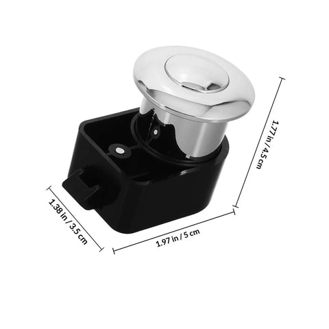 Push Button Latch Cabinet Lock for RV, Drawer, and Cabinet, Zinc Alloy Construction With Next Level Cylinder Tech, Easy Install