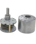 Rock Solid 37Mm Worm Gear Motor Speed Reducer With High Efficiency Metal Gearbox, 6mm shaft, compact design for 540 and 520 motors.