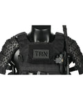 Tactical Shoulder Armor Guards Set for Battle Ready Knights Non Slip 500D Nylon with Stainless Steel Panels