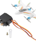 Built Tough Heavy Duty Front Motor Drive Servo Game Changer For XK X450 RC Fixed Wing Aircraft with metal gears and wires.