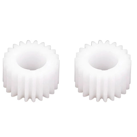 Two white gears from Heavy Duty Transmission Gear Bearing Set For K1K2K3 Car Wash Machines Metal Machined Knuckles