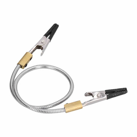 Flexible Third Hand Tool With Dual Clips for electronics repair and crafting, durable high-strength alloy steel construction.