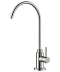 Top Tier Stainless Steel Reverse Osmosis Faucet With High Arc Swivel Spout And Single Handle For Kitchen Sink Bar Or Rv Drinking Water Filter Setup Sweet Smooth Flow.
