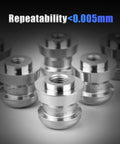 Rock Solid Zero Point Locking Studs With Precision Pull Design For CNC Tooling And Machine Alignment Rust Proof Stainless Steel Construction, showing multiple units.